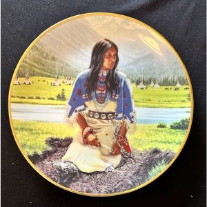 Noble American Indian Women - Falling Star - Artist David Wright